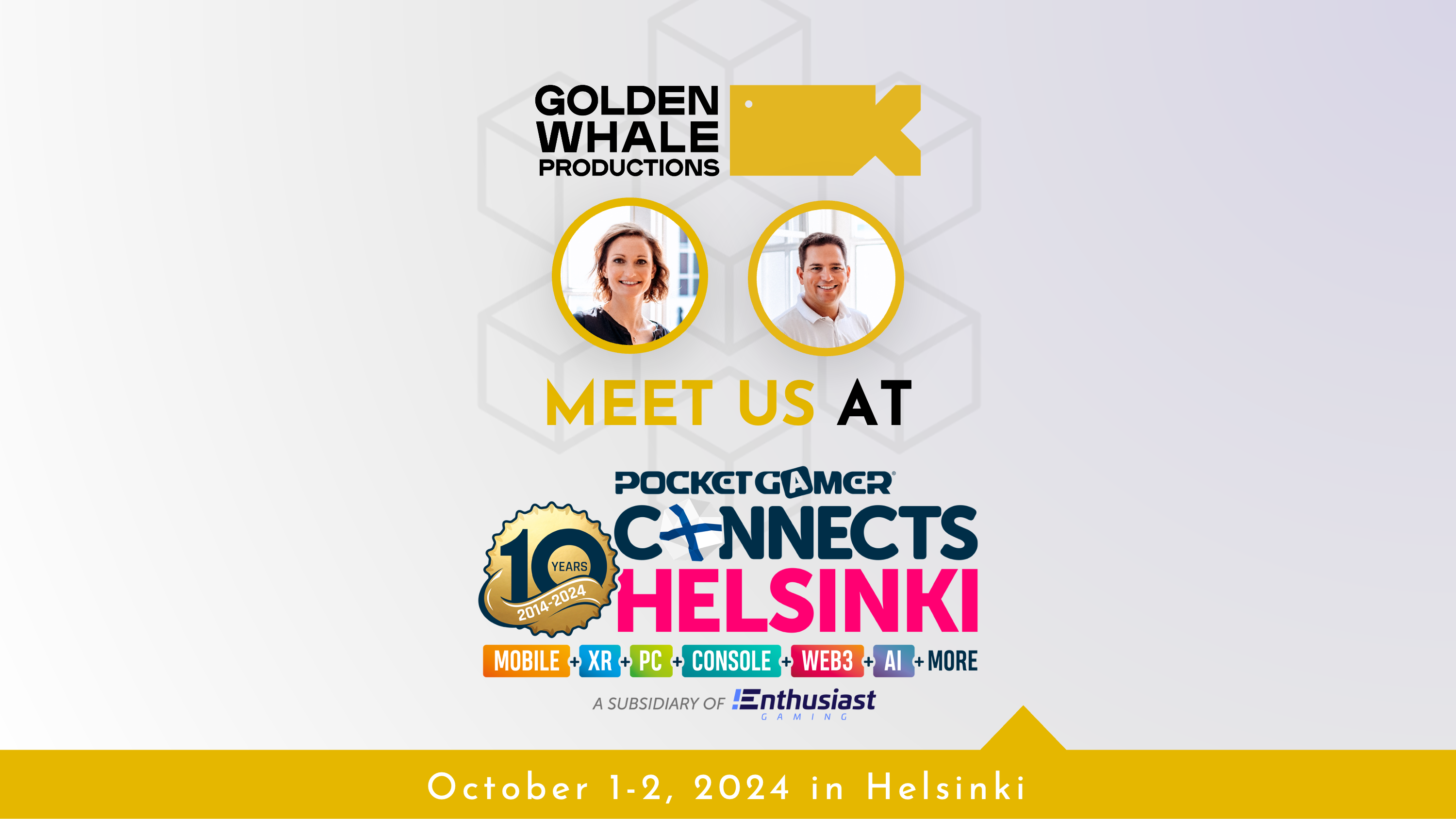 Meet Golden Whale at Pocket Gamer Connects 2024 in Helsinki