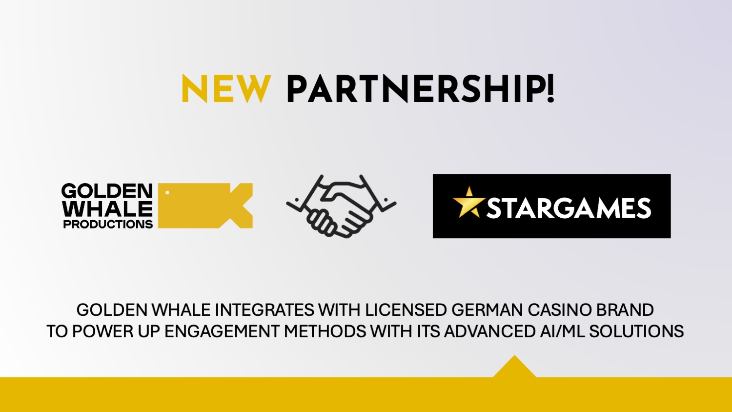 Golden Whale unveil exciting new partnership with StarGames.de (part of Greentube Group)