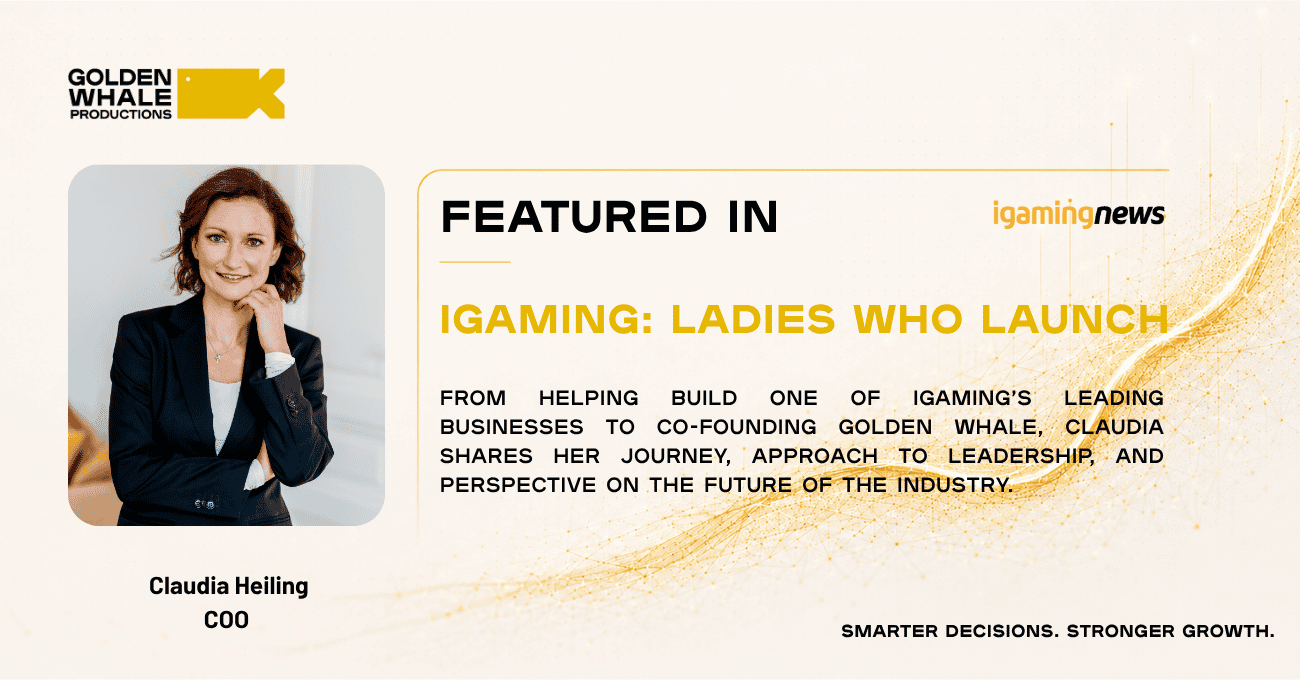 Claudia Heiling Featured in iGaming News' Ladies Who Launch